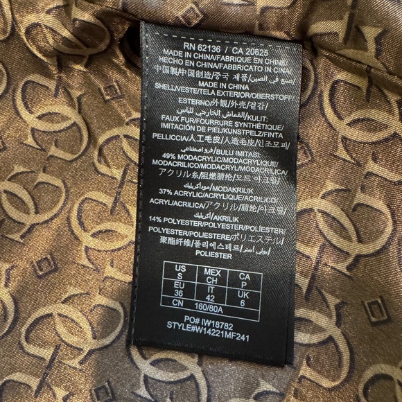 Guess Faux Fur & Knit Vest - Picture 6 of 6